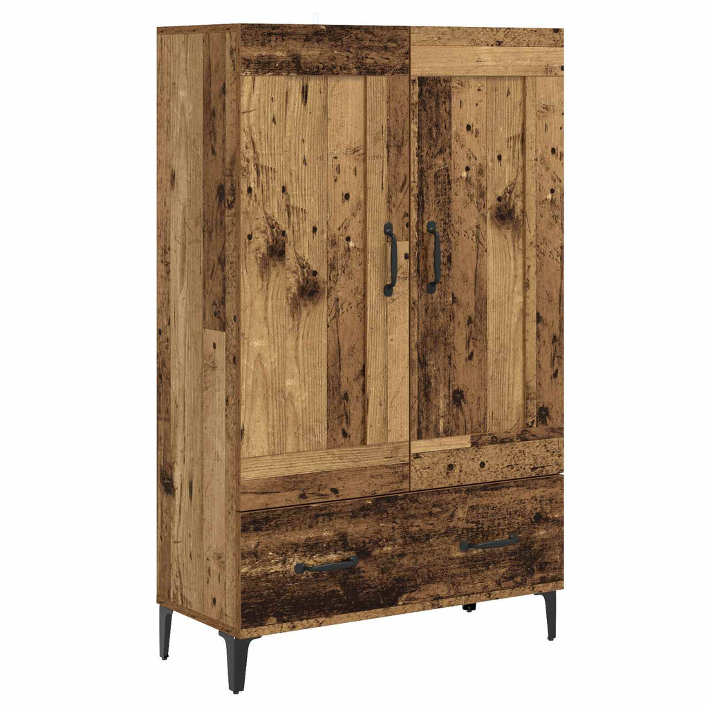 vidaXL Highboard Stare drewno 70 x 31 x 115 cm Drewno inżynieryjne