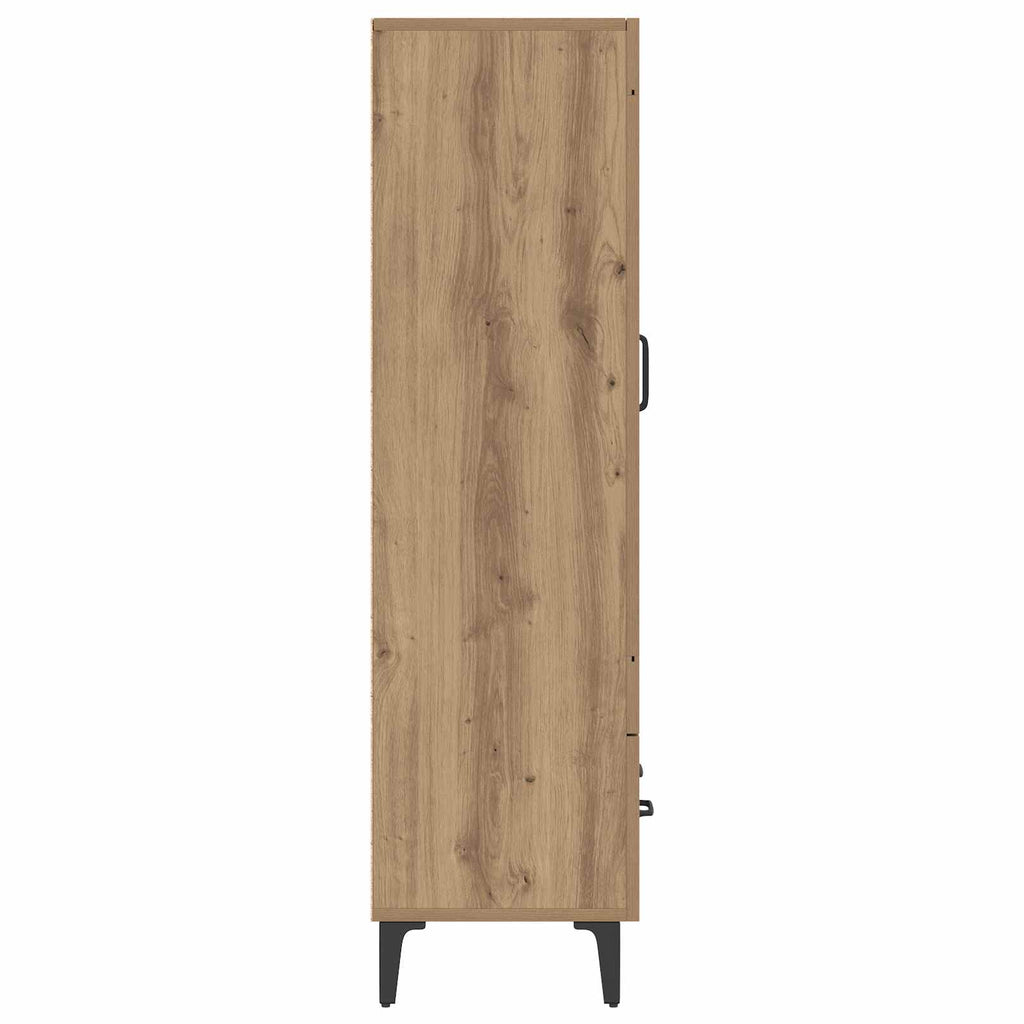 vidaXL Highboard Dąb artisan 70 x 31 x 115 cm Drewno inżynieryjne