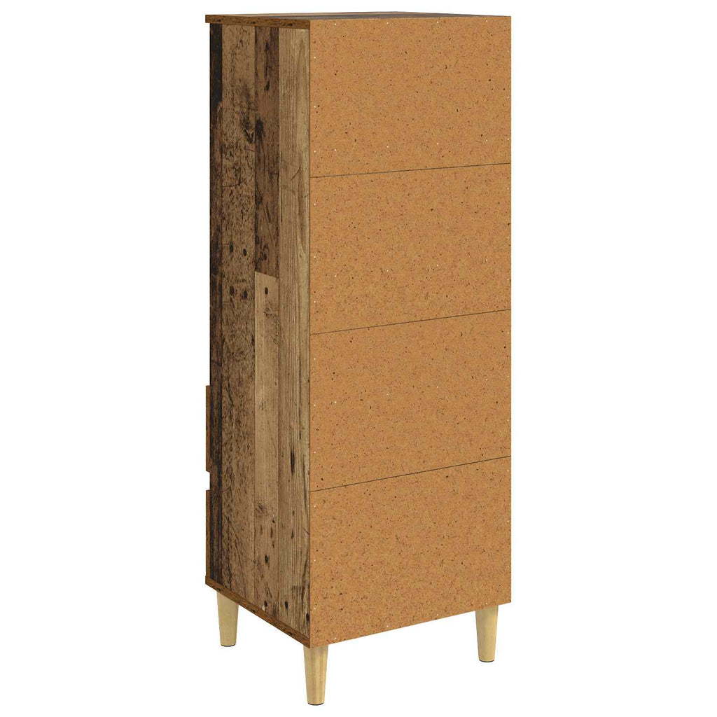 vidaXL Highboard Stare drewno 40 x 36 x 110 cm Drewno inżynieryjne