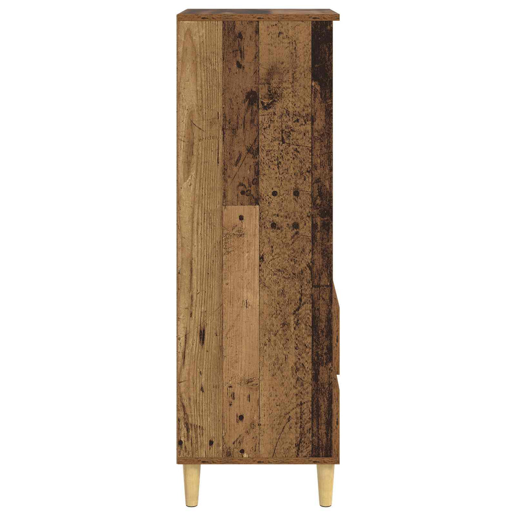 vidaXL Highboard Stare drewno 40 x 36 x 110 cm Drewno inżynieryjne