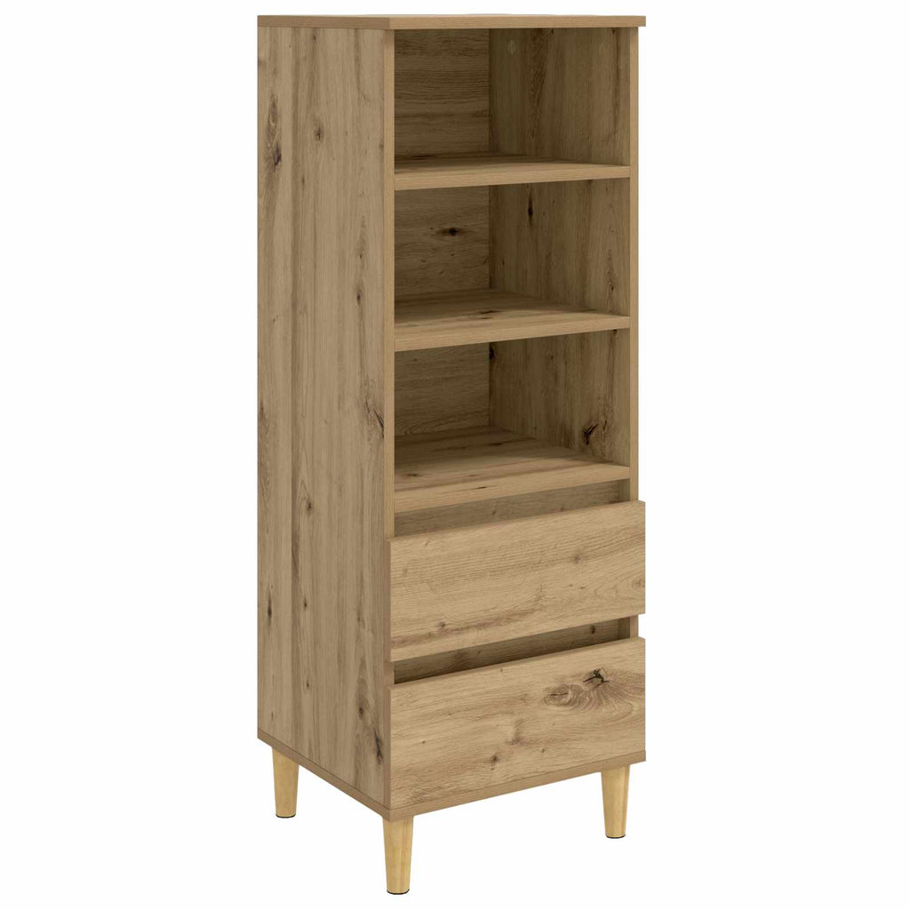 vidaXL Highboard Dąb artisan 40 x 36 x 110 cm Drewno inżynieryjne