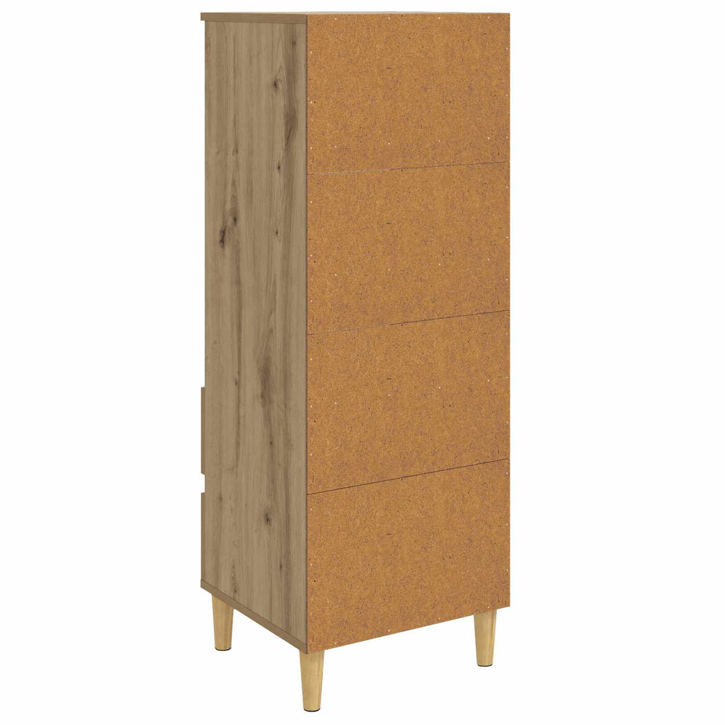vidaXL Highboard Dąb artisan 40 x 36 x 110 cm Drewno inżynieryjne