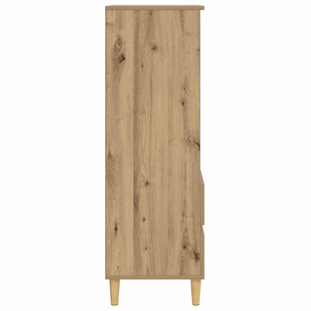 vidaXL Highboard Dąb artisan 40 x 36 x 110 cm Drewno inżynieryjne