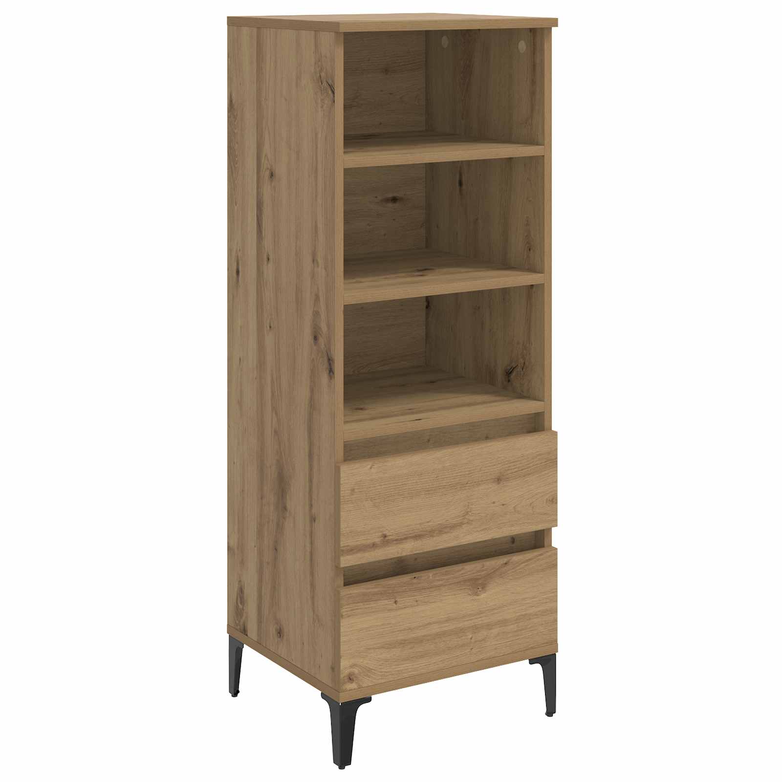 vidaXL Highboard Dąb artisan 40 x 36 x 110 cm Drewno inżynieryjne