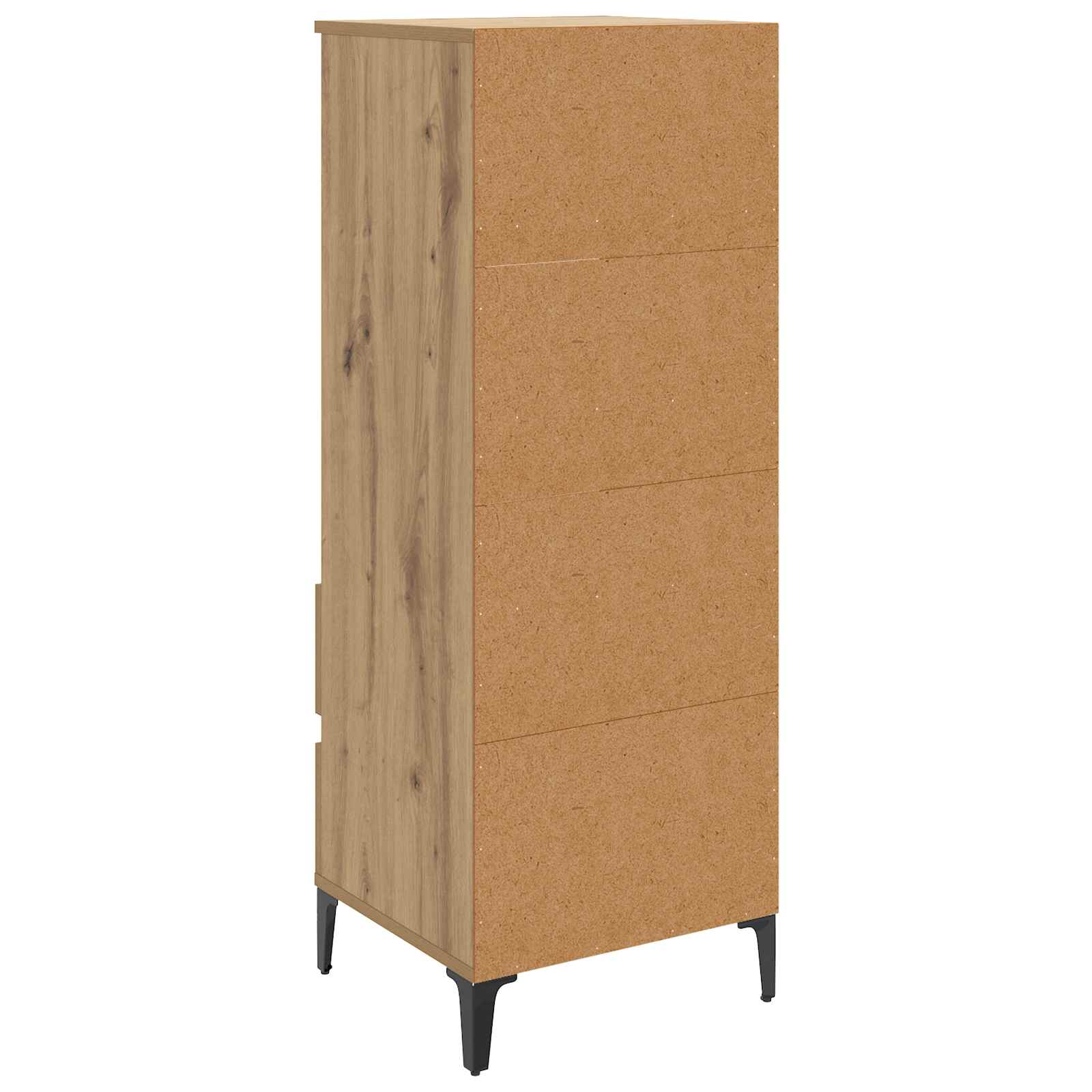 vidaXL Highboard Dąb artisan 40 x 36 x 110 cm Drewno inżynieryjne