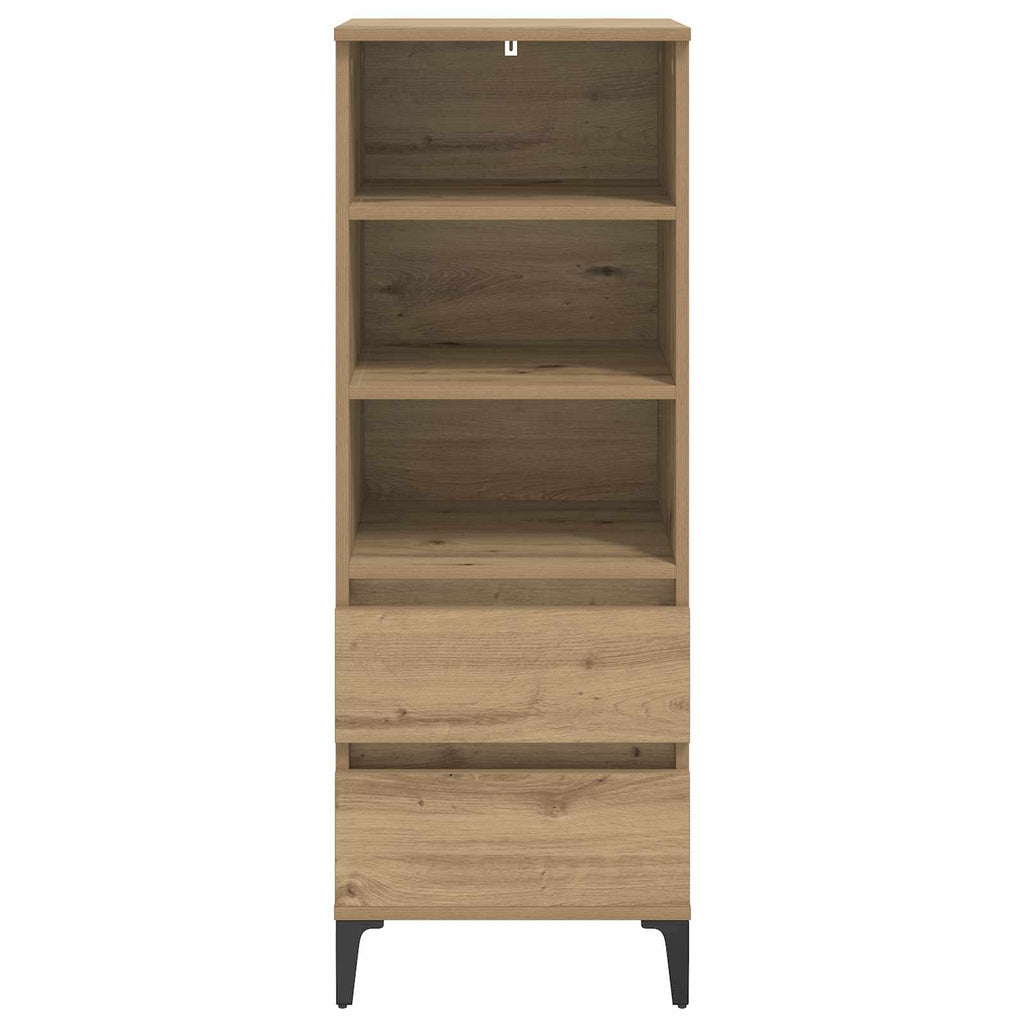 vidaXL Highboard Dąb artisan 40 x 36 x 110 cm Drewno inżynieryjne