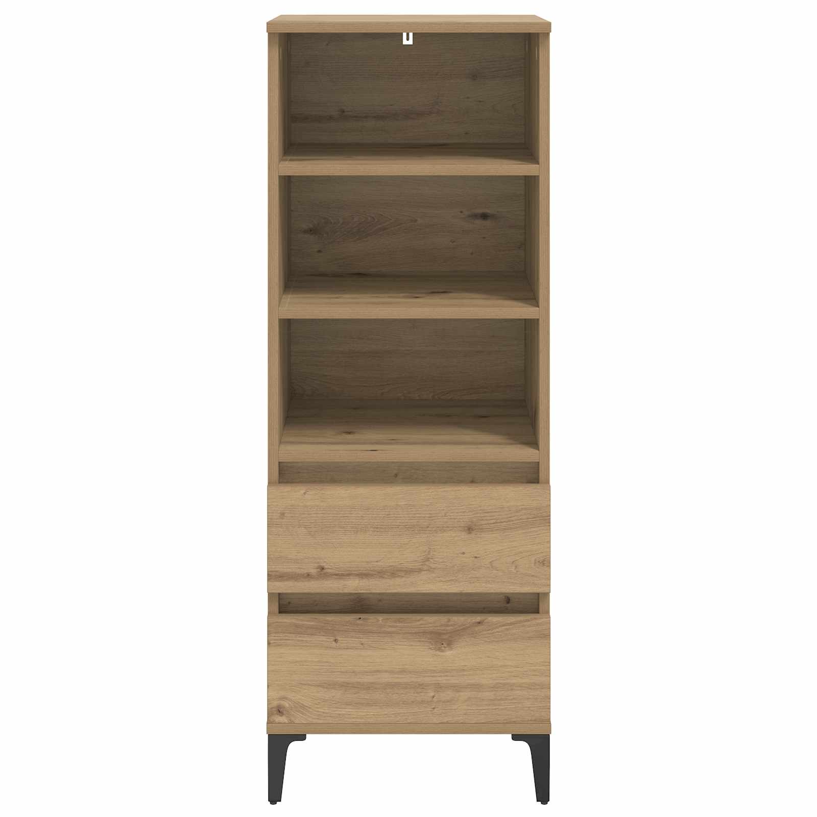 vidaXL Highboard Dąb artisan 40 x 36 x 110 cm Drewno inżynieryjne
