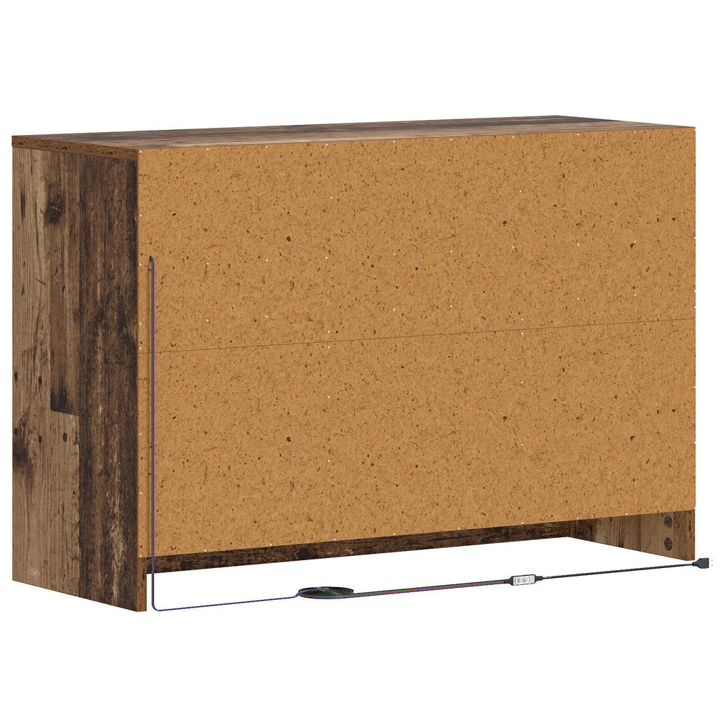 vidaXL Szafka pod telewizor 91 x 34 x 61 cm Stare drewno