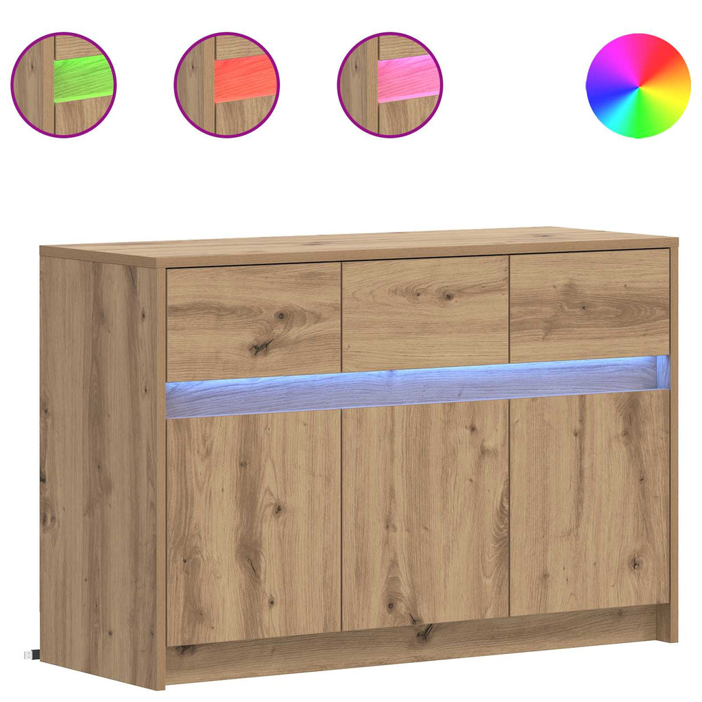 vidaXL Szafka pod telewizor 91 x 34 x 61 cm Dąb artisan