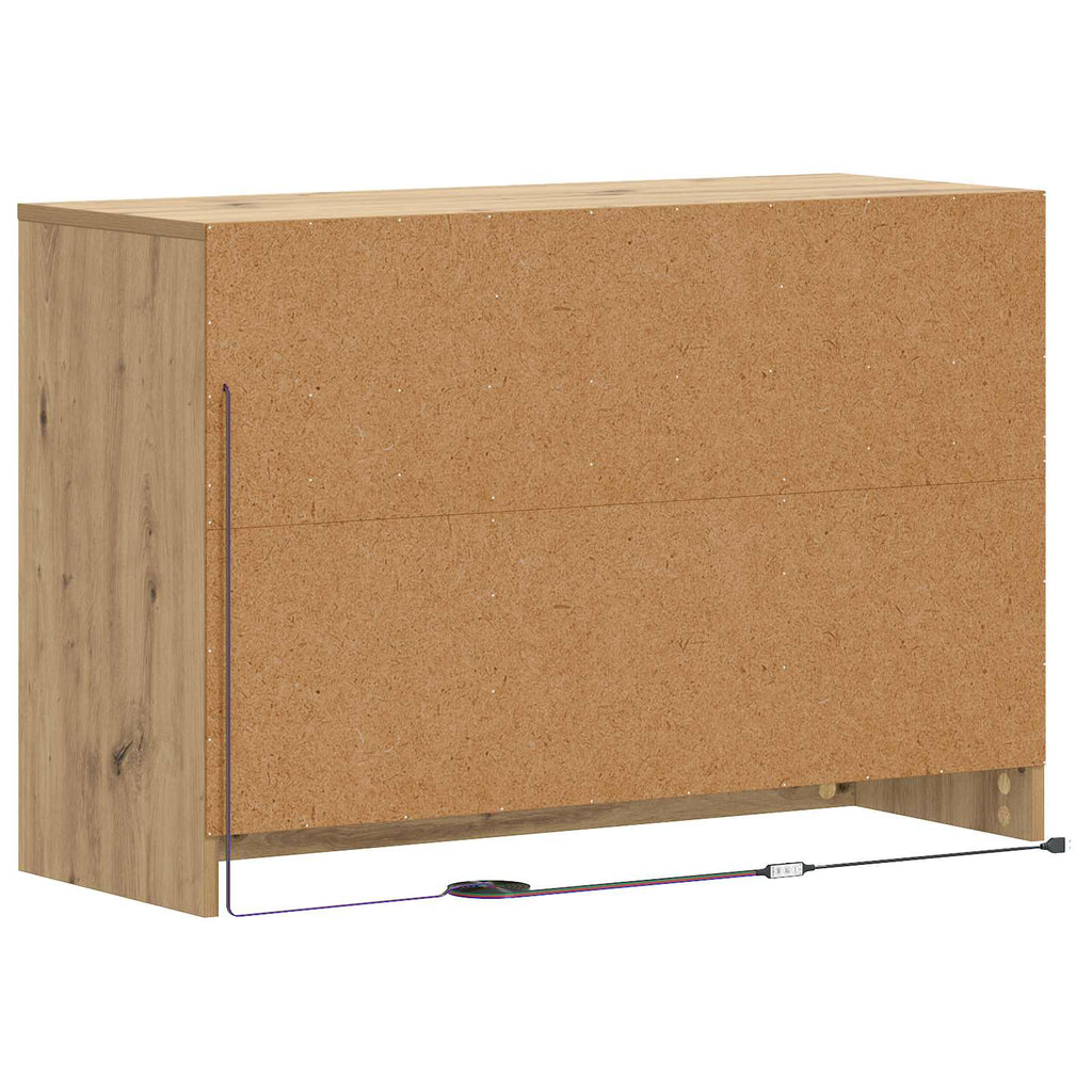 vidaXL Szafka pod telewizor 91 x 34 x 61 cm Dąb artisan