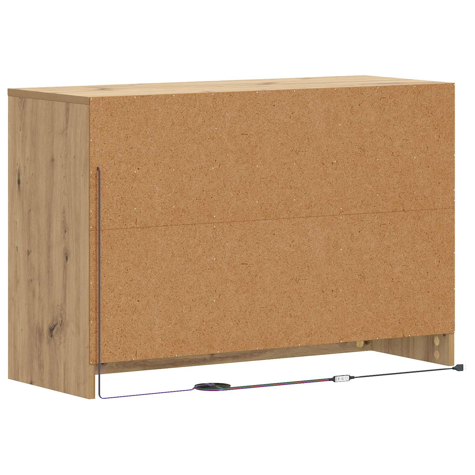 vidaXL Szafka pod telewizor 91 x 34 x 61 cm Dąb artisan