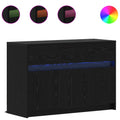 vidaXL Szafka pod telewizor 91 x 34 x 61 cm Czarny dąb