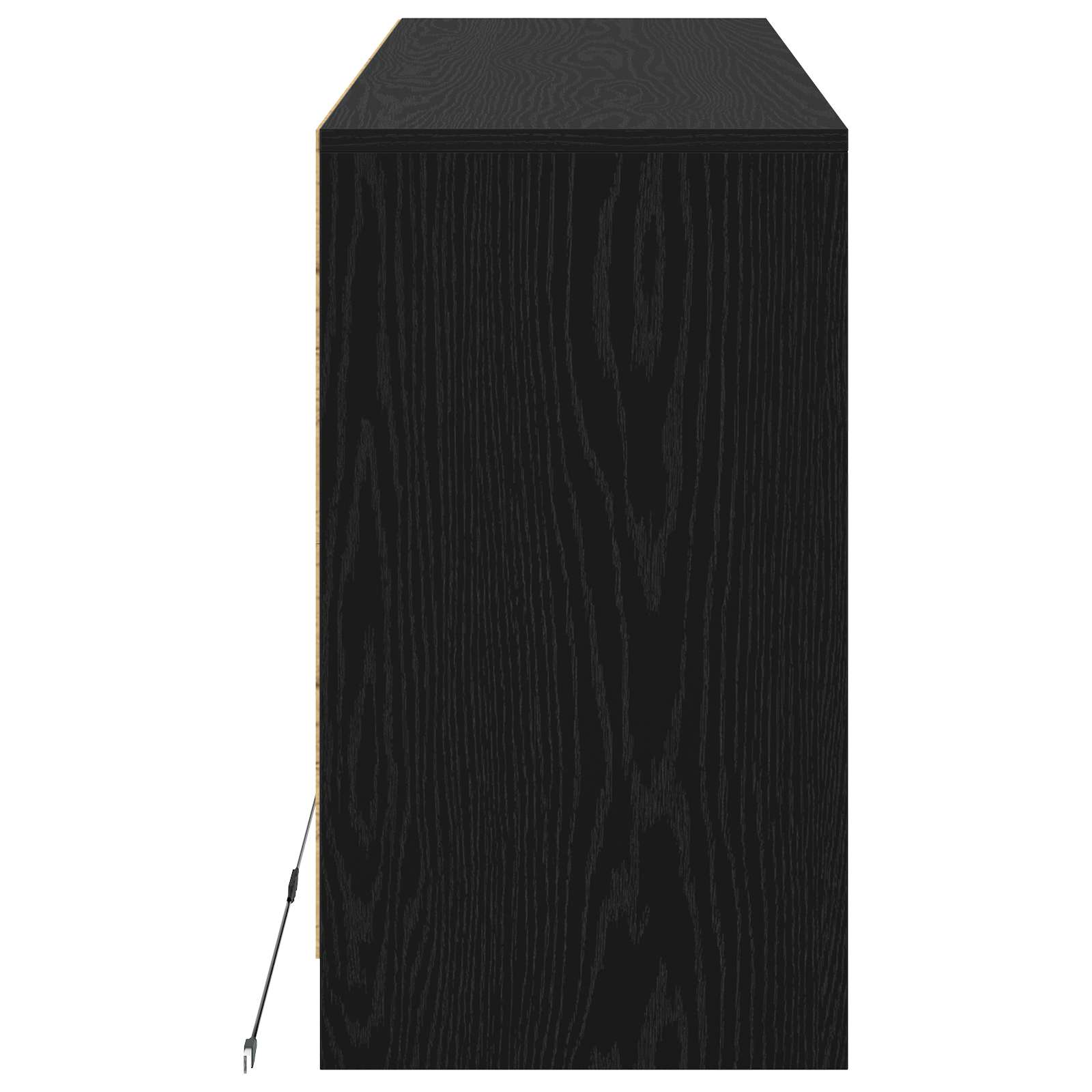 vidaXL Szafka pod telewizor 91 x 34 x 61 cm Czarny dąb