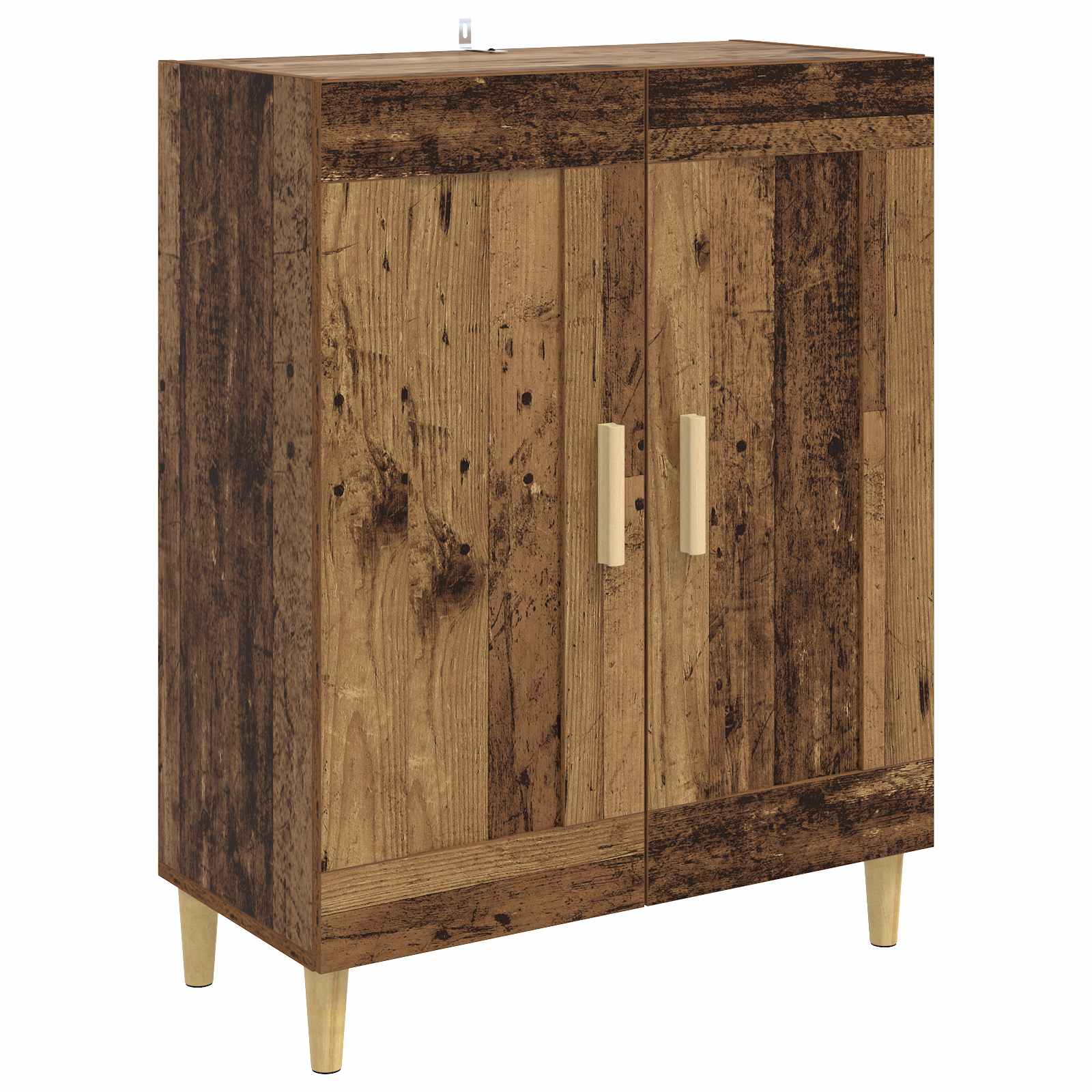 vidaXL Bufet Stare drewno 69,5 x 34 x 90 cm Drewno inżynieryjne