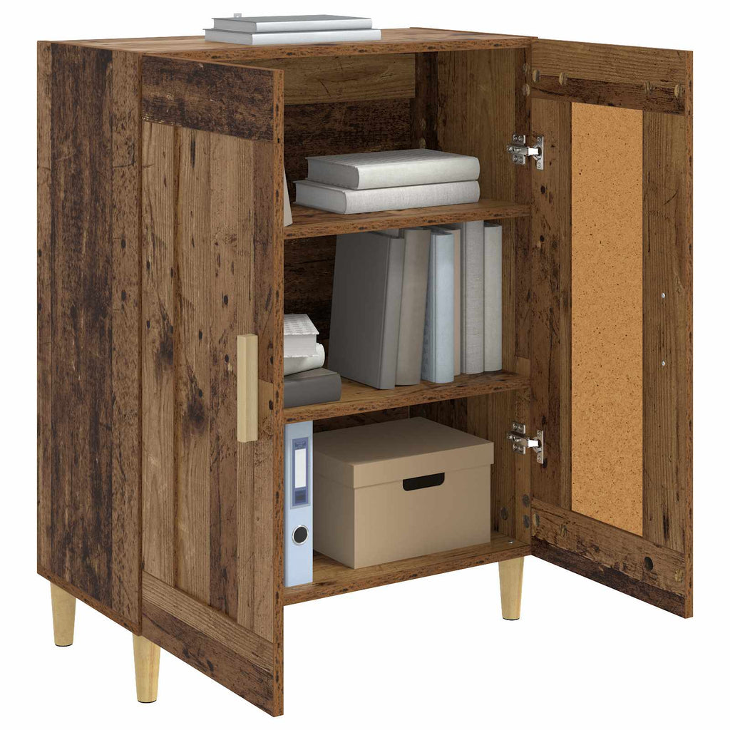 vidaXL Bufet Stare drewno 69,5 x 34 x 90 cm Drewno inżynieryjne