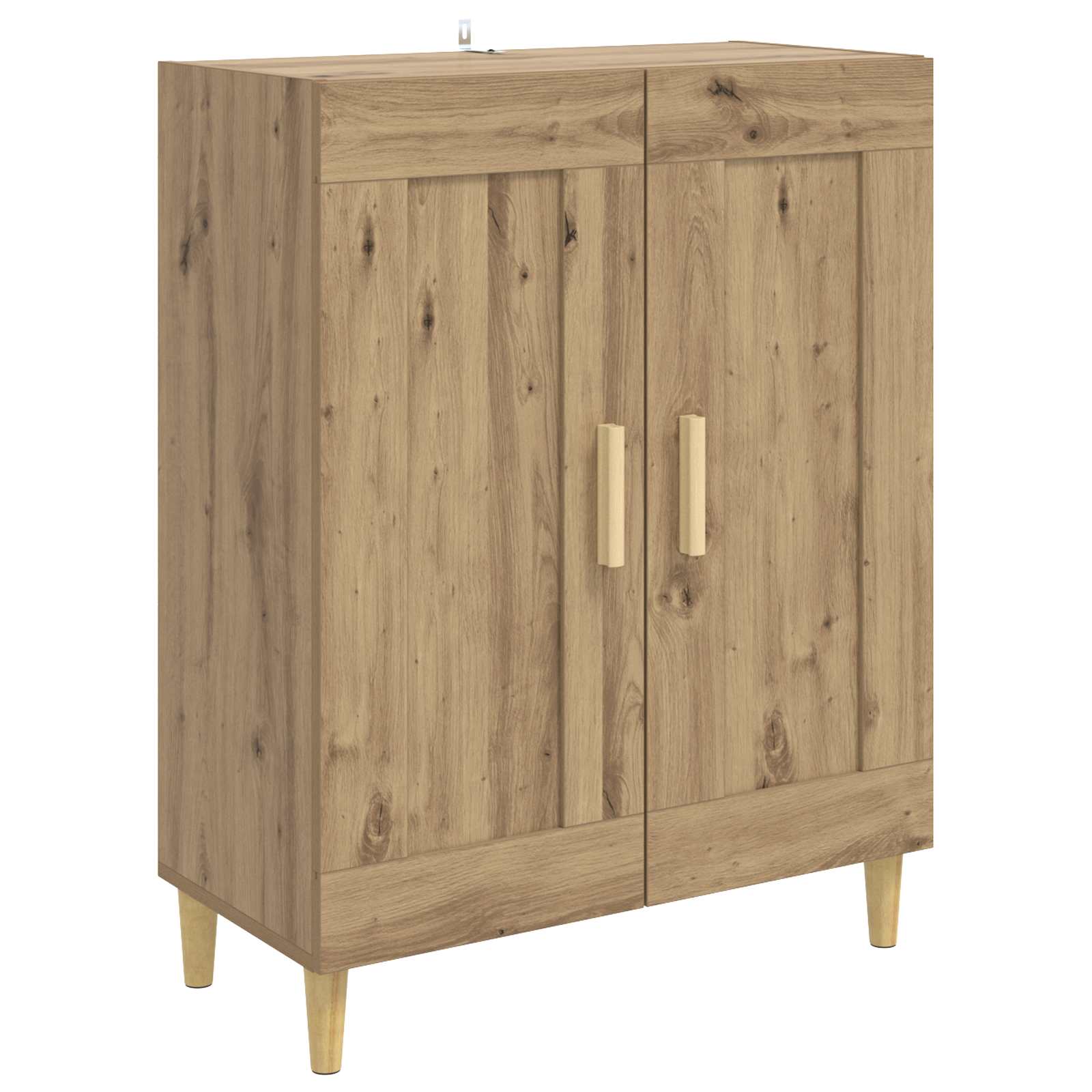 vidaXL Bufet Dąb artisan 69,5 x 34 x 90 cm Drewno inżynieryjne