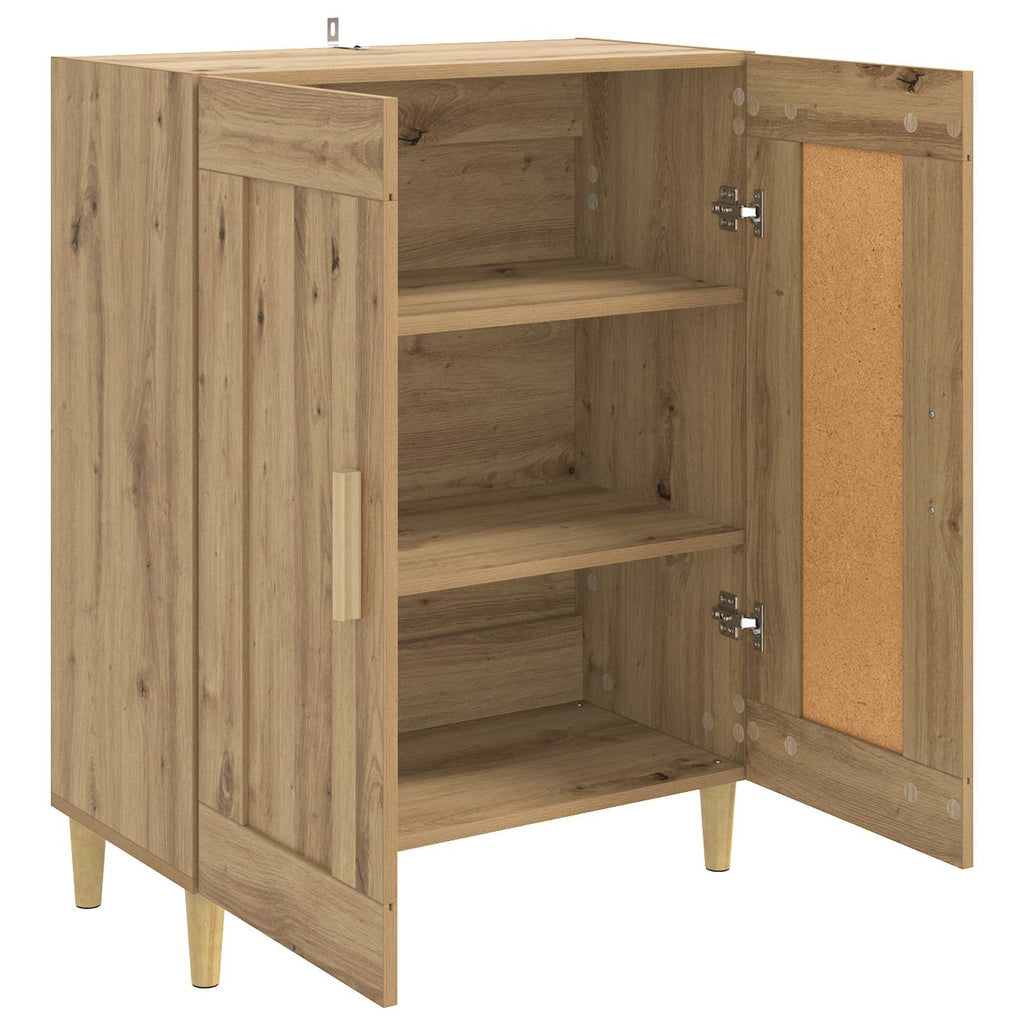vidaXL Bufet Dąb artisan 69,5 x 34 x 90 cm Drewno inżynieryjne