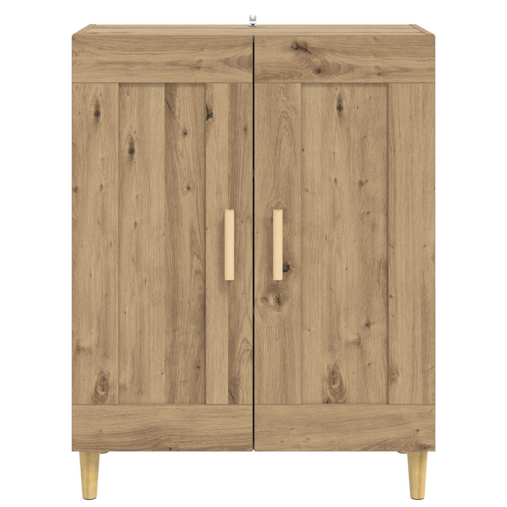 vidaXL Bufet Dąb artisan 69,5 x 34 x 90 cm Drewno inżynieryjne