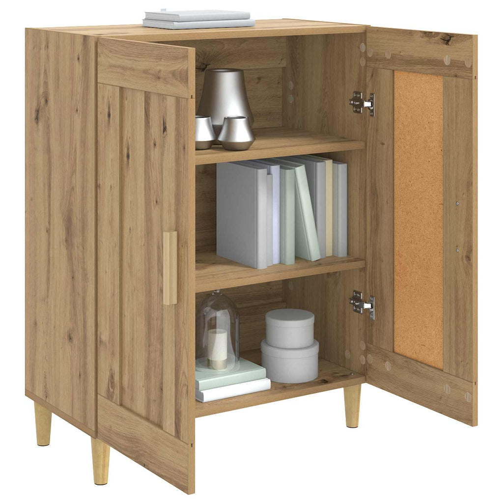 vidaXL Bufet Dąb artisan 69,5 x 34 x 90 cm Drewno inżynieryjne