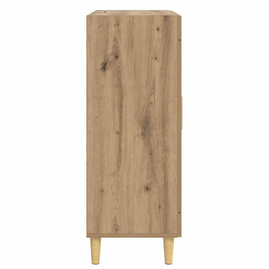 vidaXL Bufet Dąb artisan 69,5 x 34 x 90 cm Drewno inżynieryjne