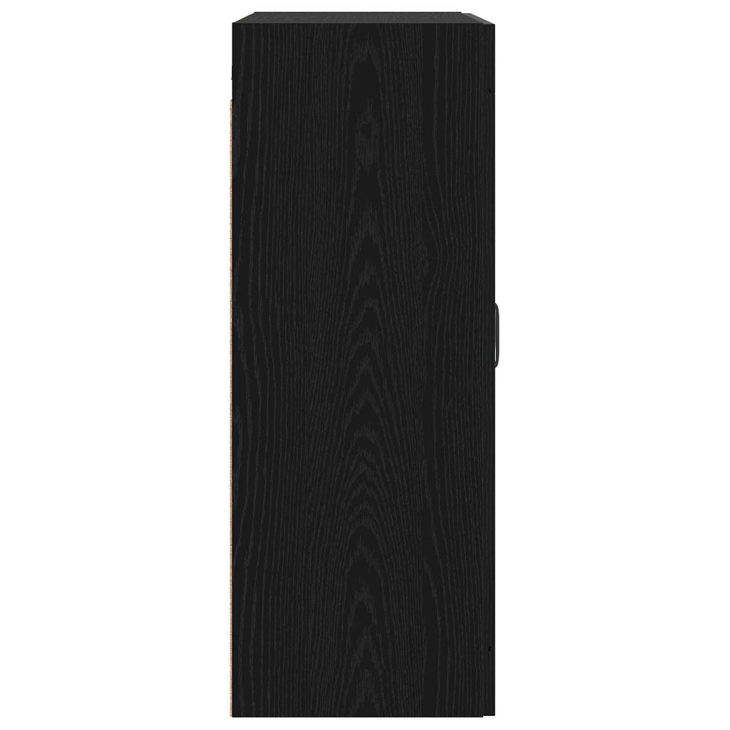 vidaXL Szafka ścienna Czarny dąb 69,5 x 34 x 90 cm Drewno inżynieryjne
