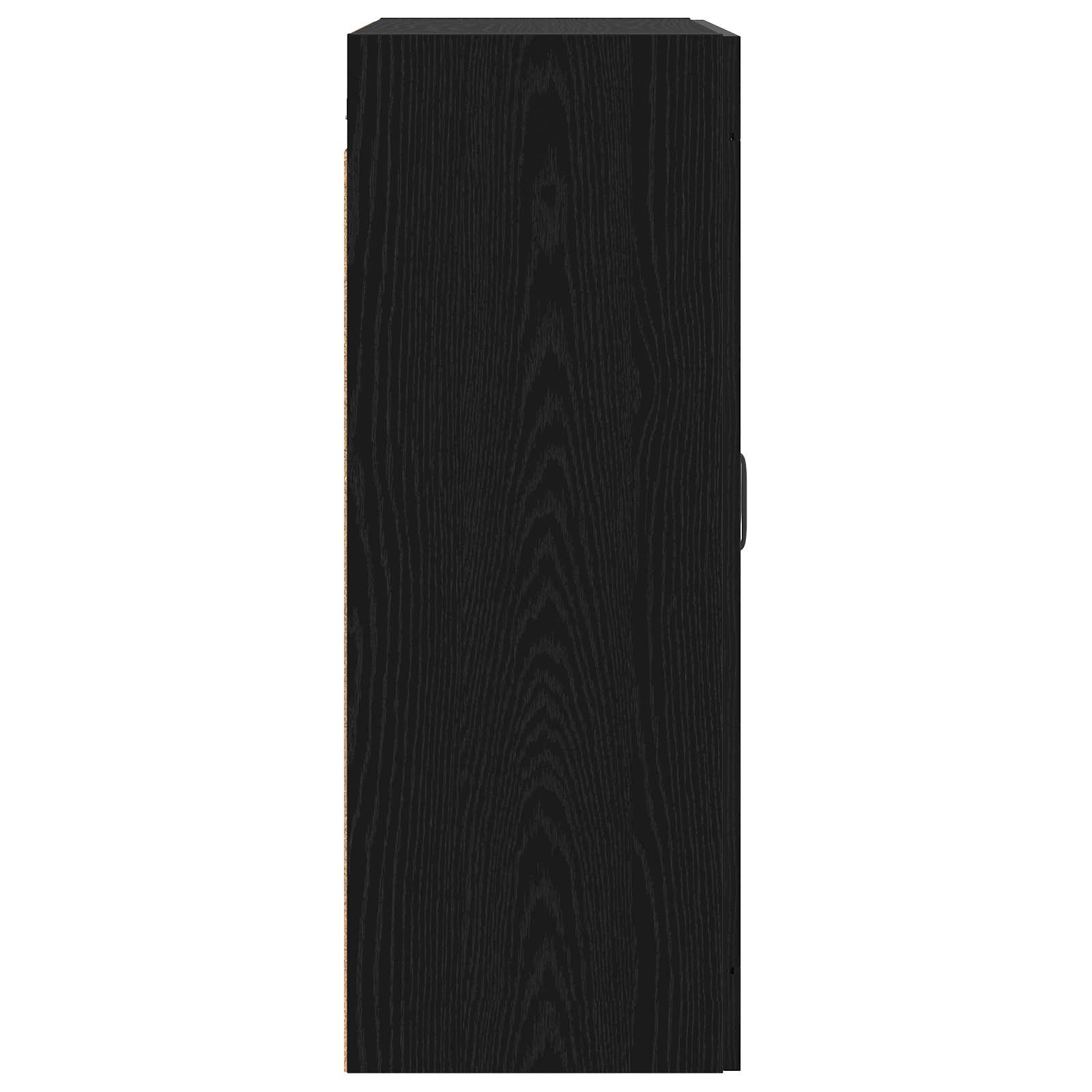 vidaXL Szafka ścienna Czarny dąb 69,5 x 34 x 90 cm Drewno inżynieryjne
