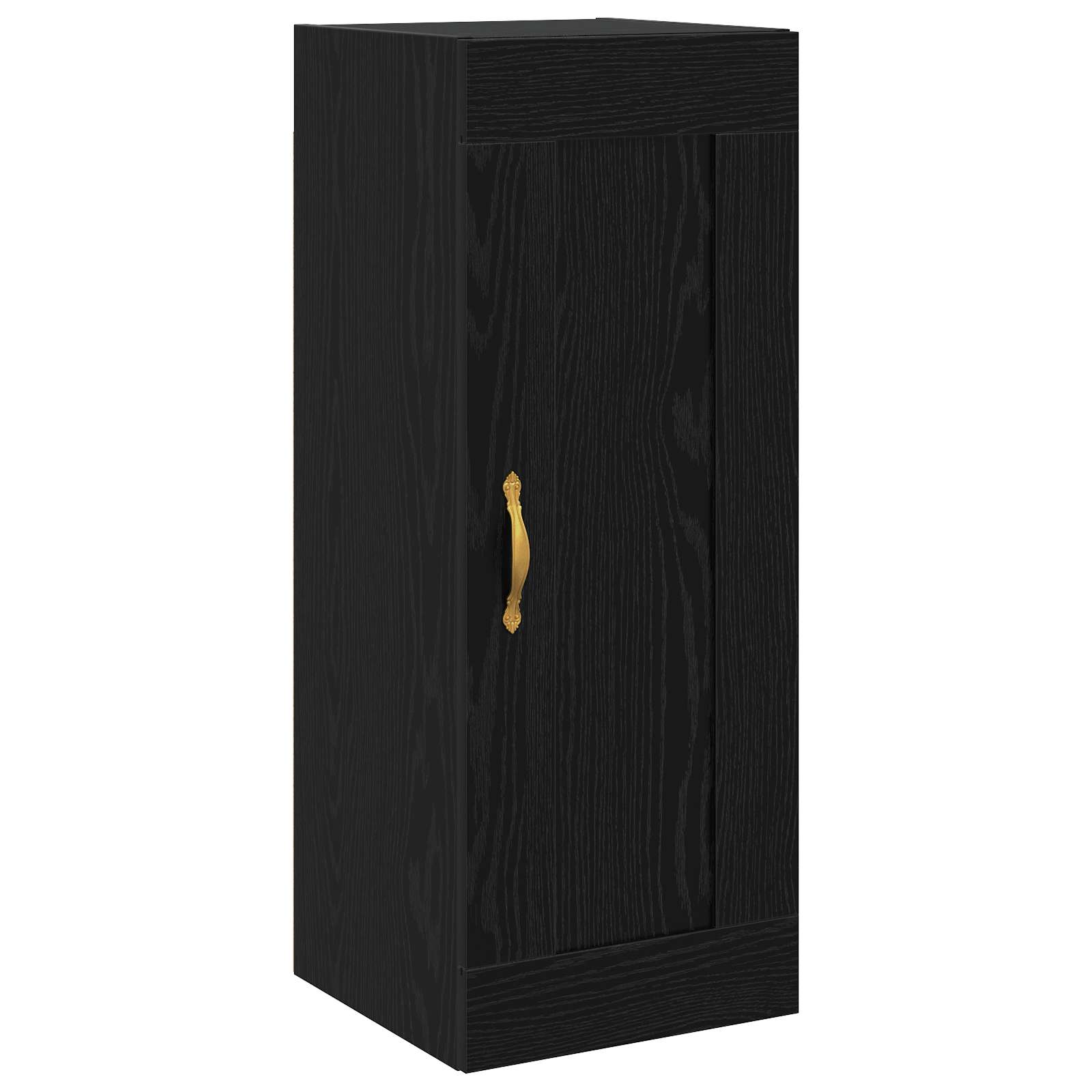 vidaXL Szafka ścienna Czarny dąb 34,5 x 34 x 90 cm Drewno inżynieryjne