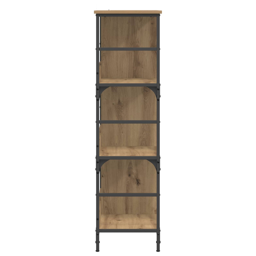 vidaXL Półka na książki 4 poziomy 78,5 x 33 x 117,5 cm metal PB