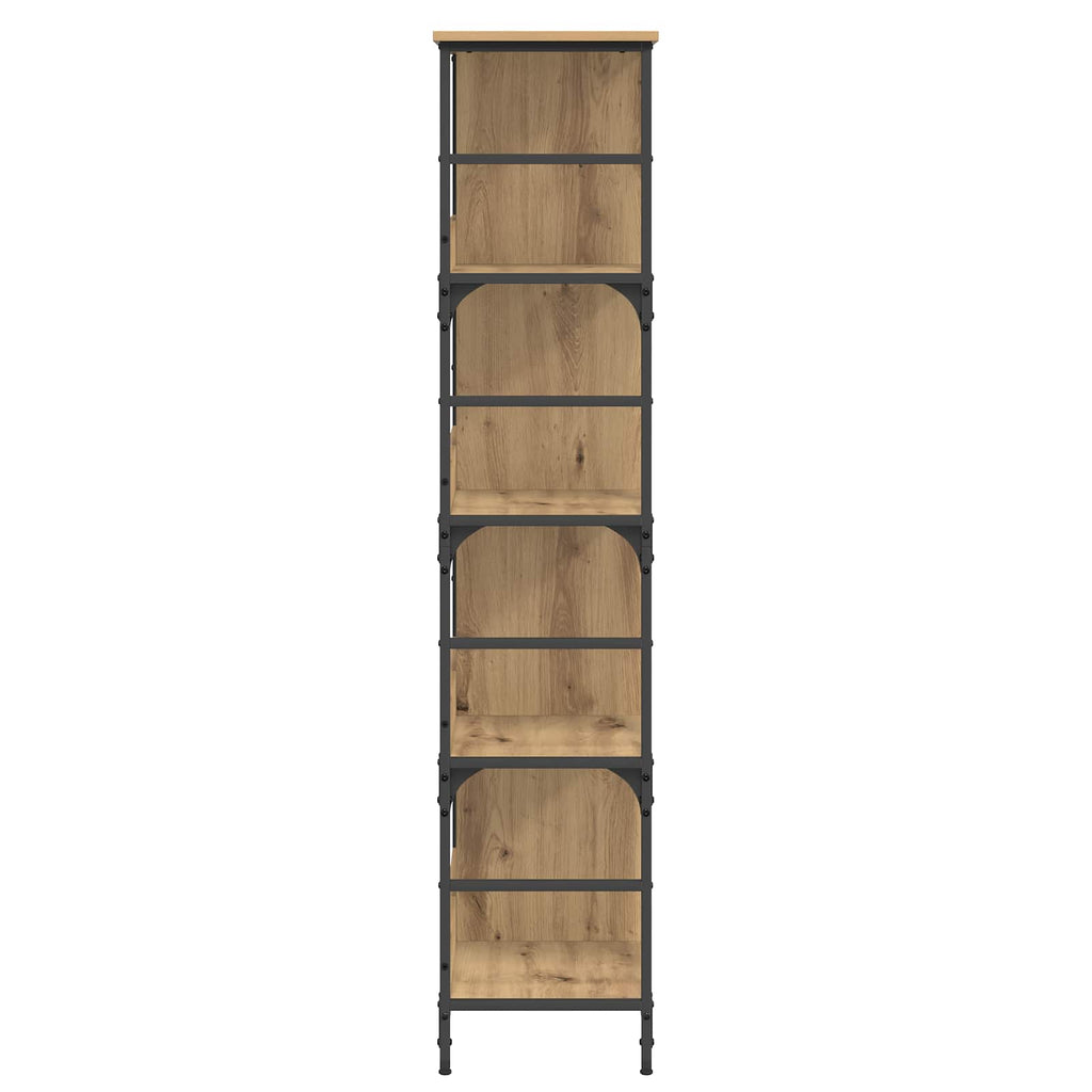 vidaXL Półka na książki 4 poziomy 78,5 x 33 x 153 cm metal PB