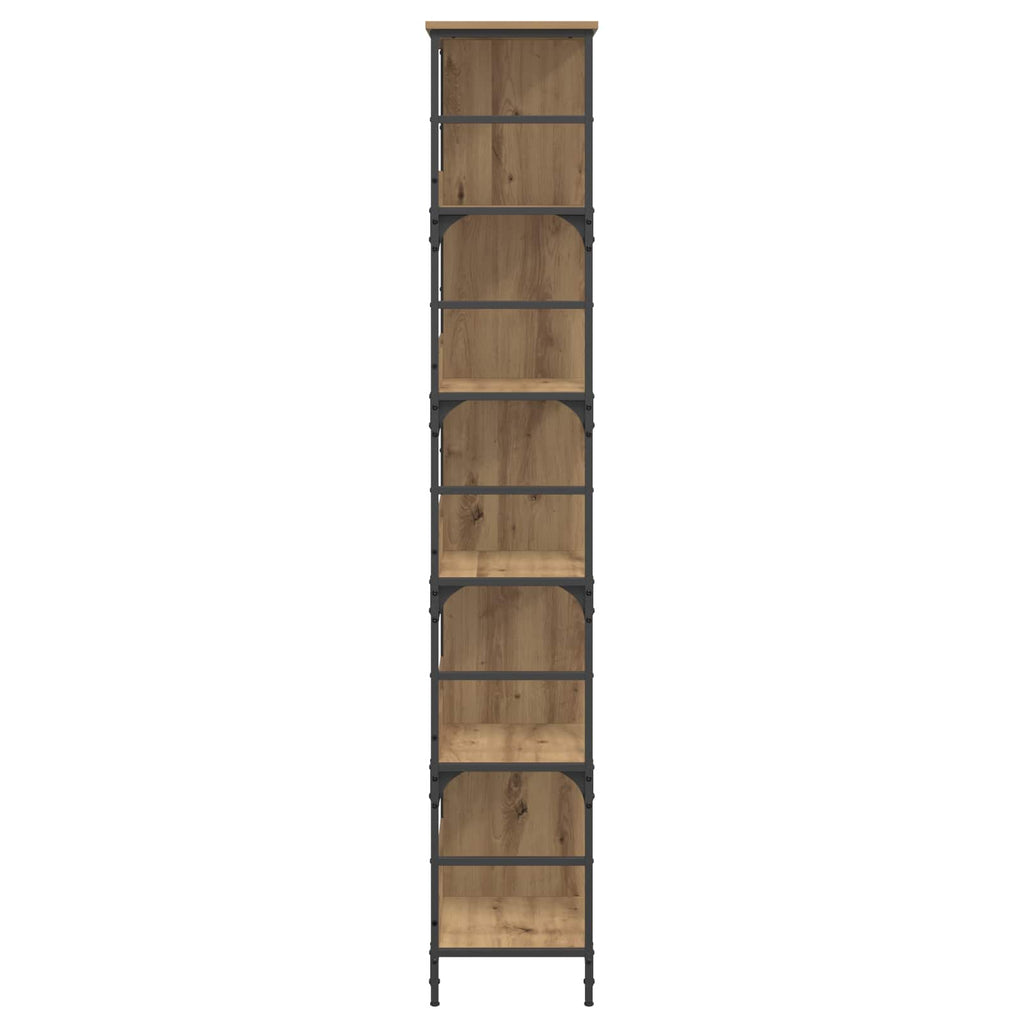 vidaXL Półka na książki 4 poziomy 78,5 x 33 x 188,5 cm metal PB