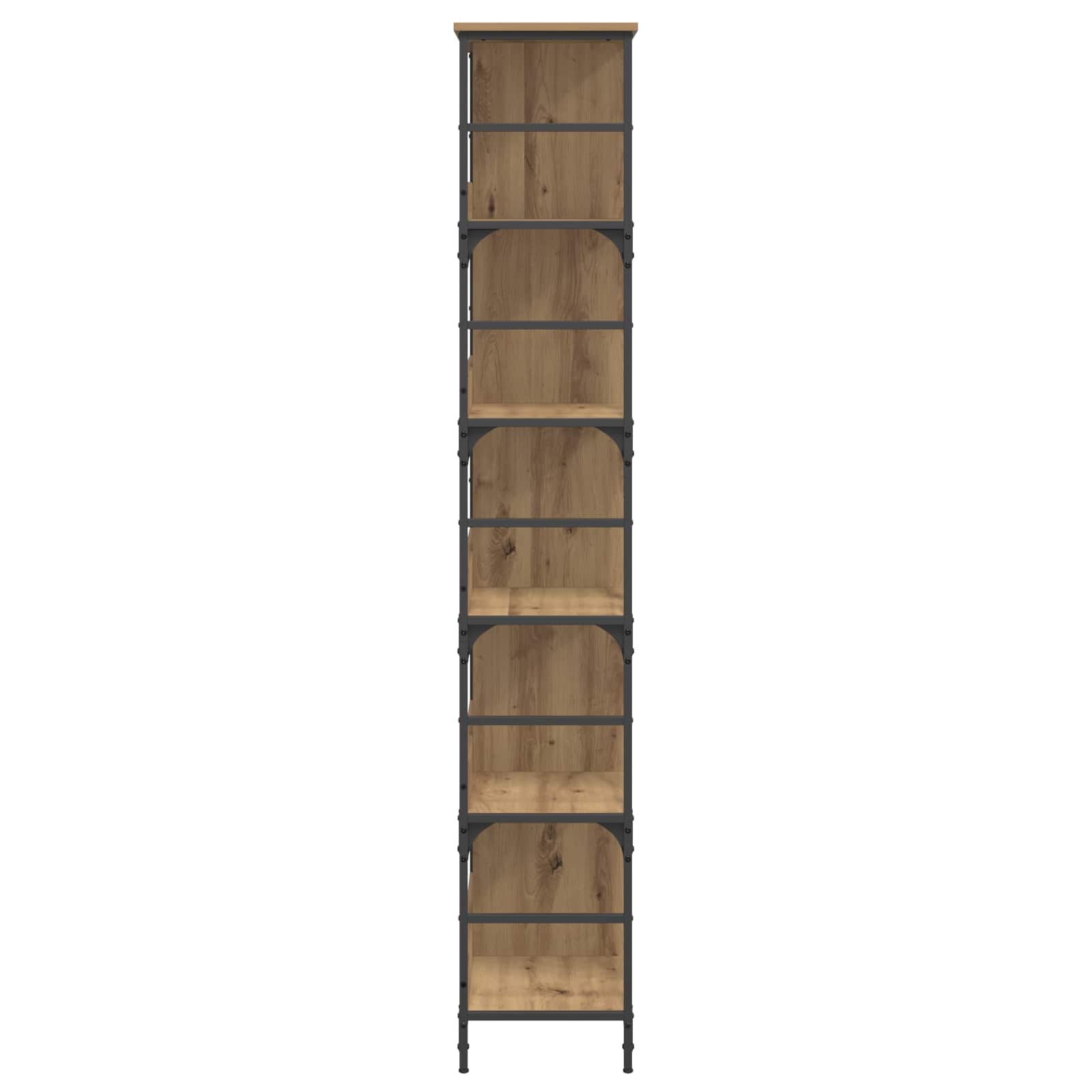 vidaXL Półka na książki 4 poziomy 78,5 x 33 x 188,5 cm metal PB