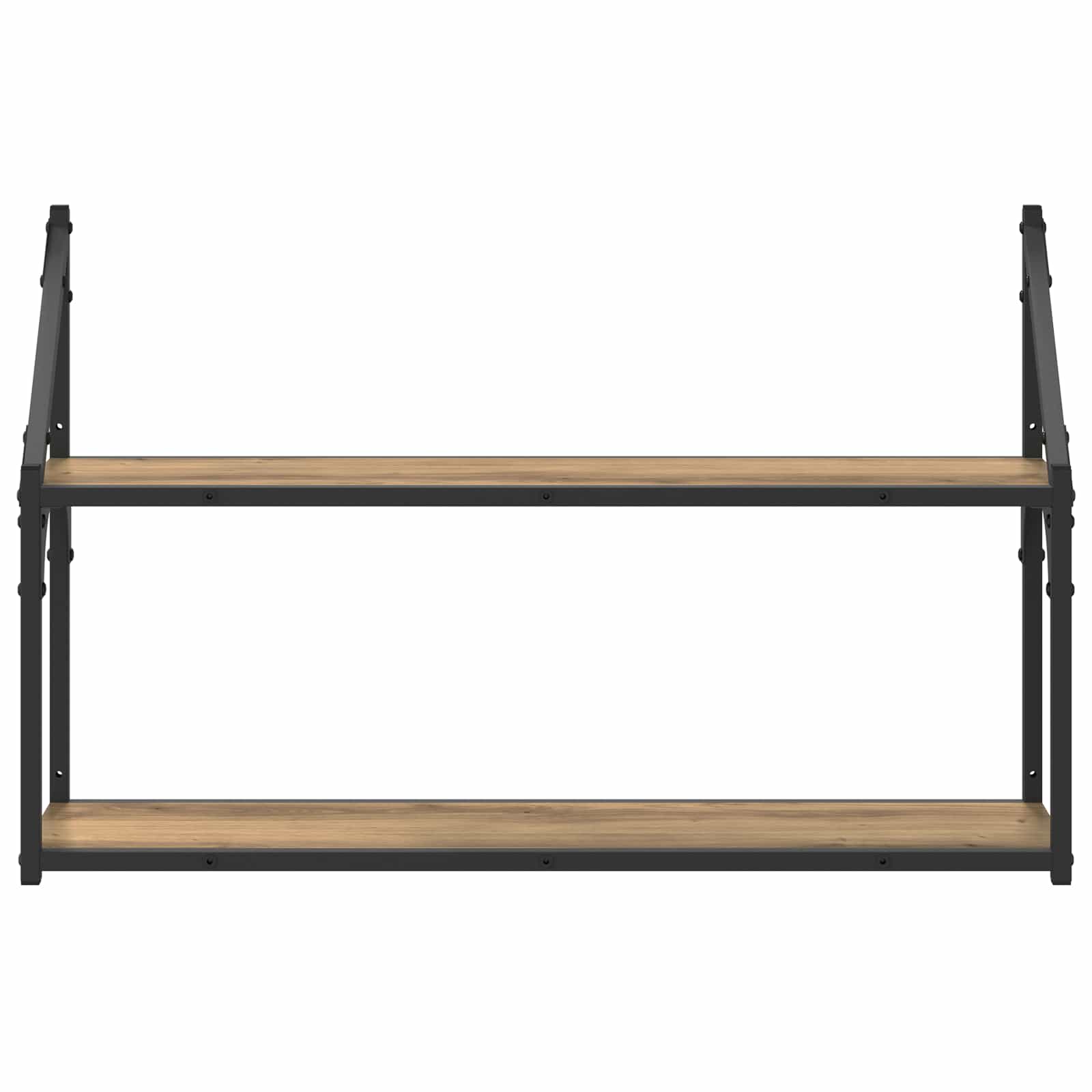 vidaXL Półka ścienna Do montażu na ścianie Dąb artisan 80 x 21 x 51 cm