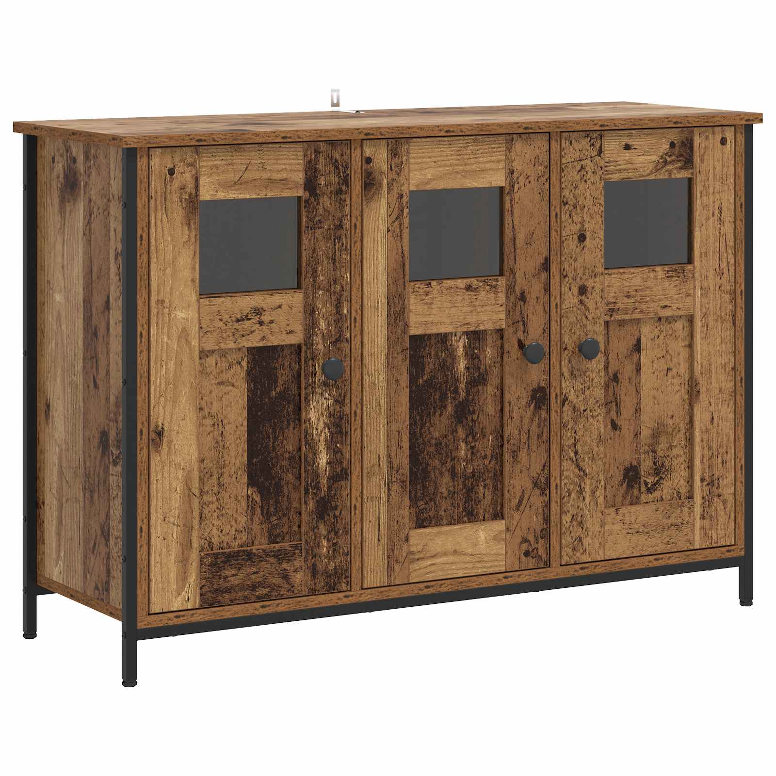 vidaXL Bufet Stare drewno 100 x 35 x 70 cm Drewno inżynieryjne