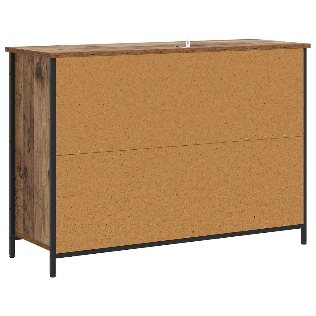 vidaXL Bufet Stare drewno 100 x 35 x 70 cm Drewno inżynieryjne