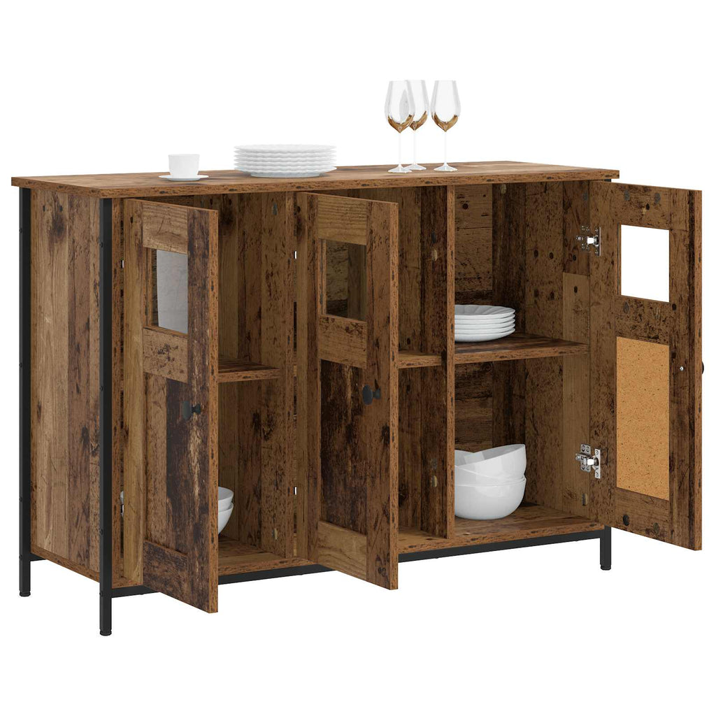 vidaXL Bufet Stare drewno 100 x 35 x 70 cm Drewno inżynieryjne
