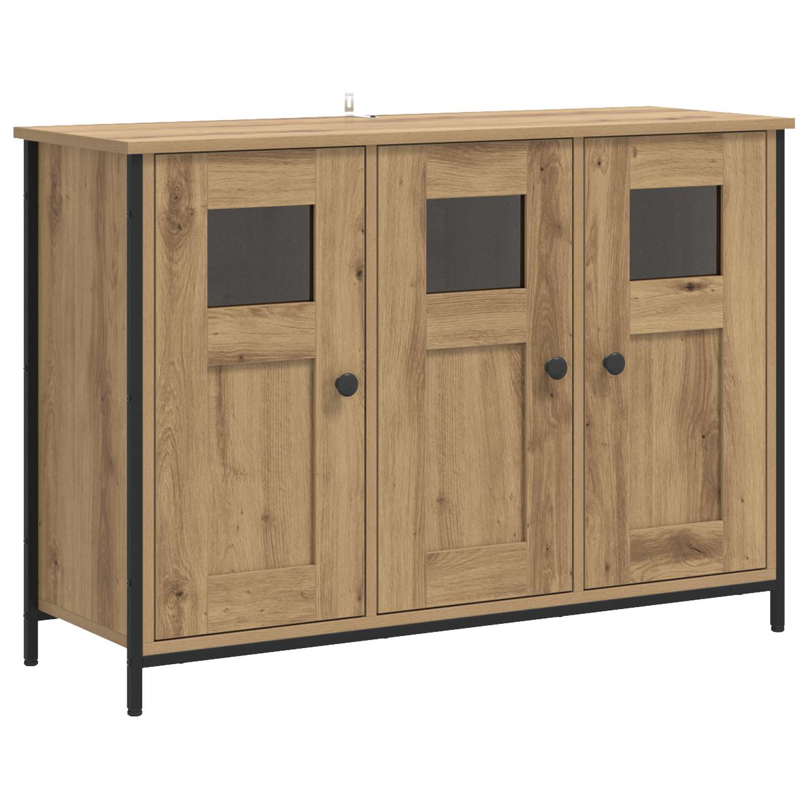 vidaXL Bufet Dąb artisan 100 x 35 x 70 cm Drewno inżynieryjne
