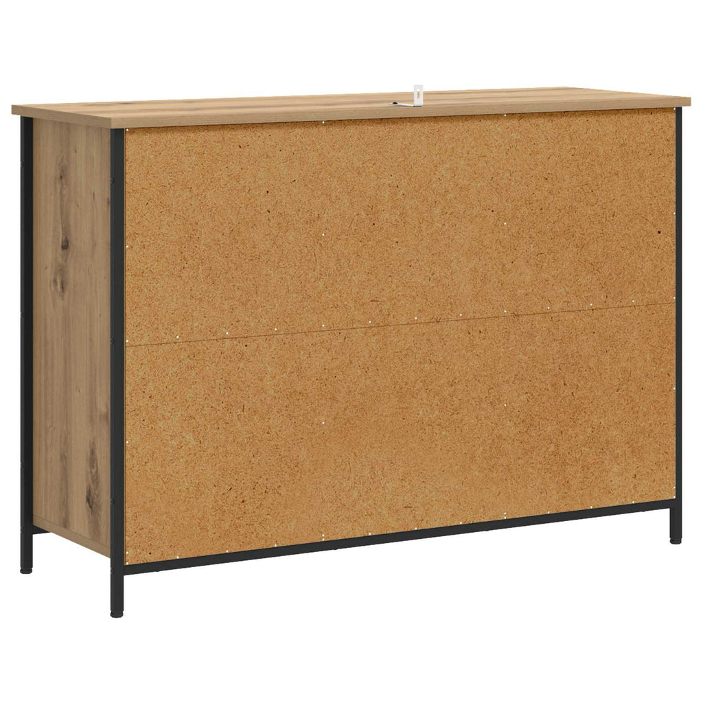 vidaXL Bufet Dąb artisan 100 x 35 x 70 cm Drewno inżynieryjne