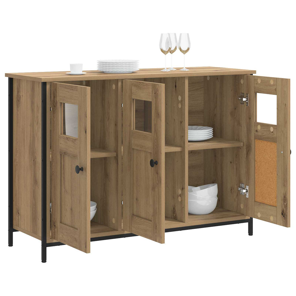 vidaXL Bufet Dąb artisan 100 x 35 x 70 cm Drewno inżynieryjne