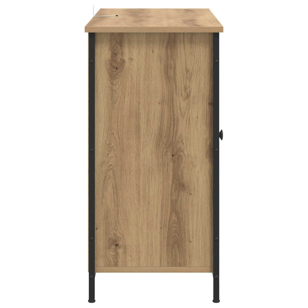 vidaXL Bufet Dąb artisan 100 x 35 x 70 cm Drewno inżynieryjne