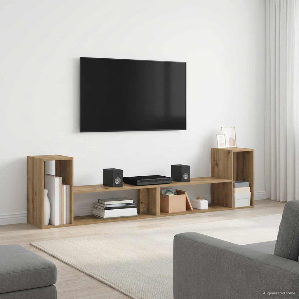 vidaXL Szafka pod telewizor 100 x 30 x 50 cm Dąb artisan