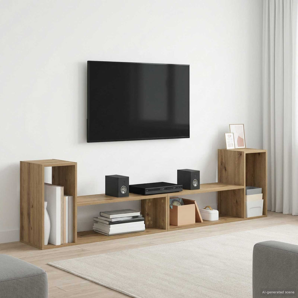 vidaXL Szafka pod telewizor 100 x 30 x 50 cm Dąb artisan