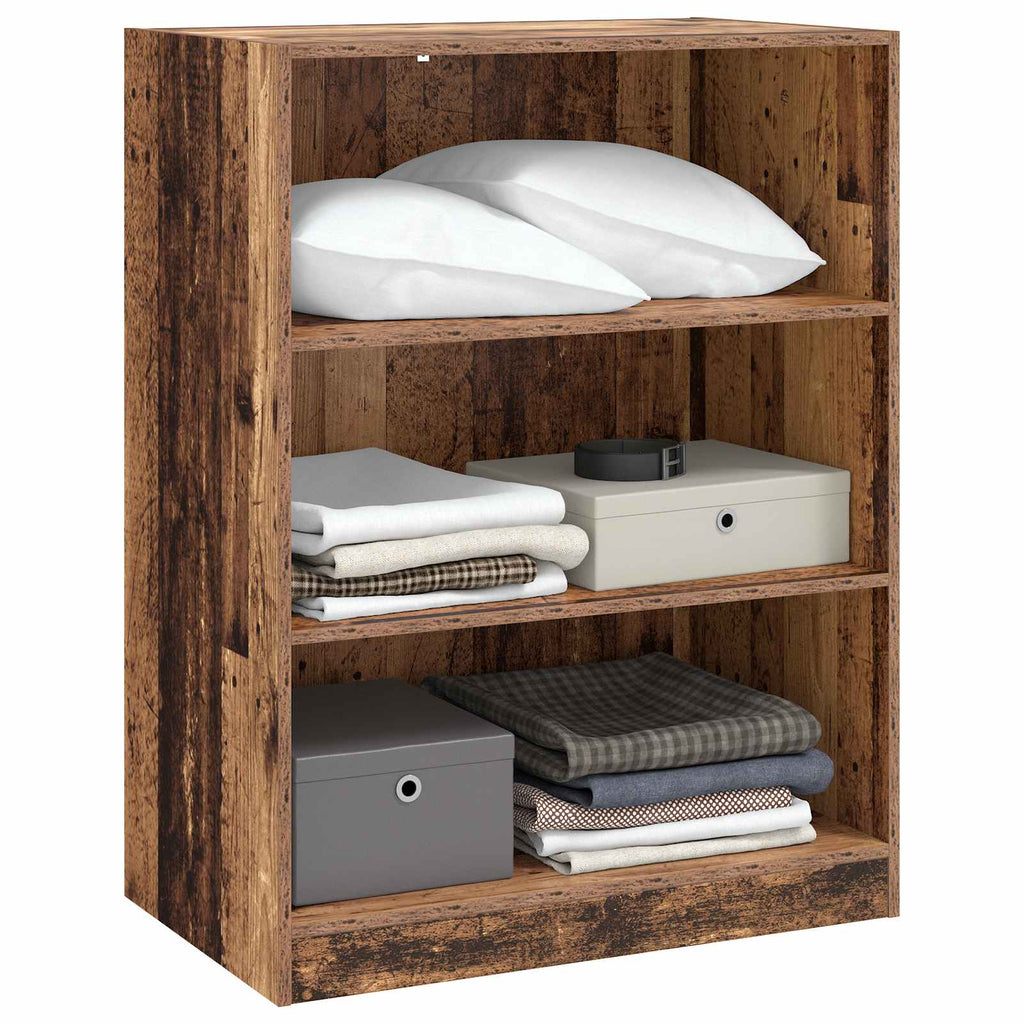 vidaXL Garderoba z półką stare drewno 77 x 48 x 102 cm PB
