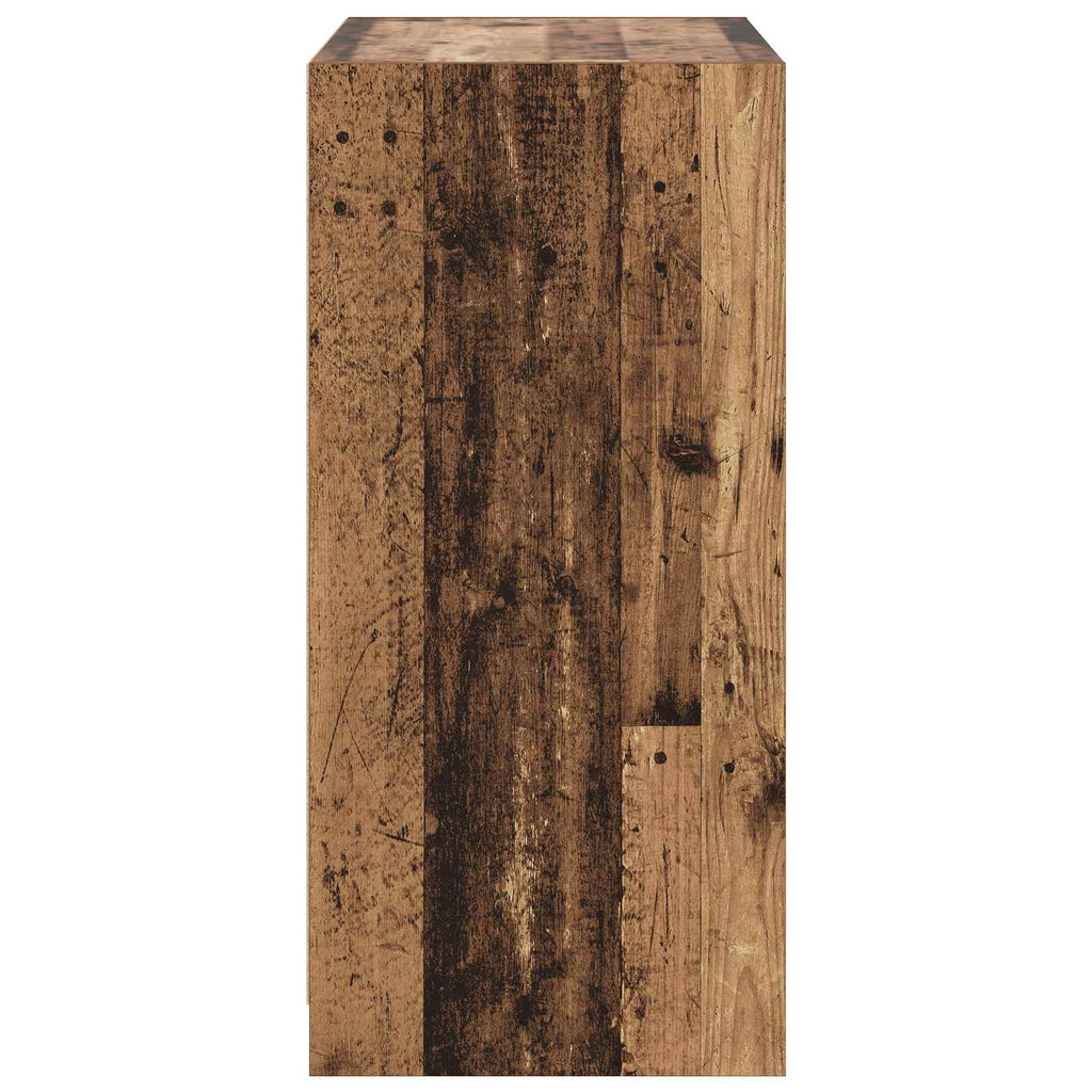 vidaXL Garderoba z półką stare drewno 77 x 48 x 102 cm PB