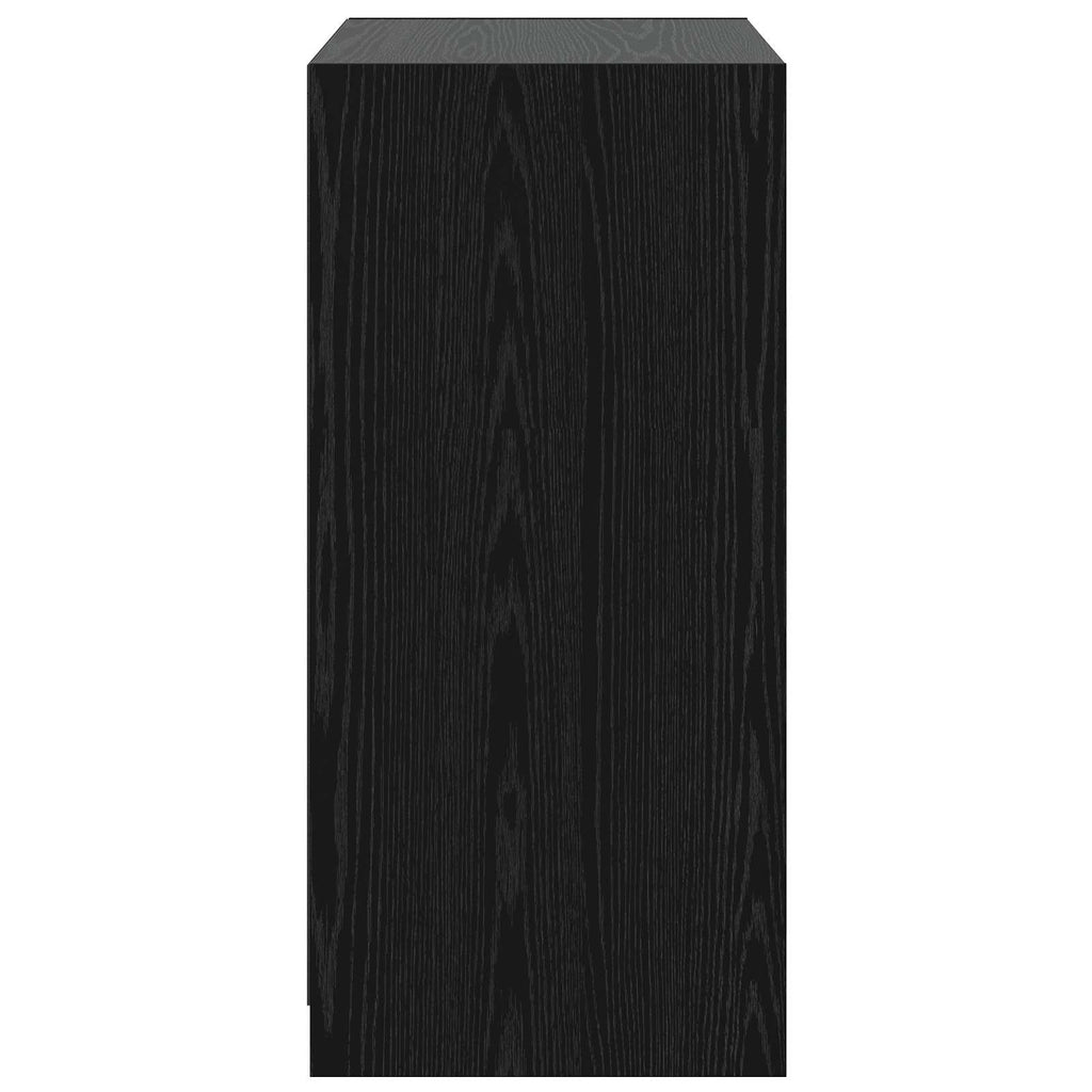 vidaXL Garderoba z półką Czarny dąb 77 x 48 x 102 cm PB