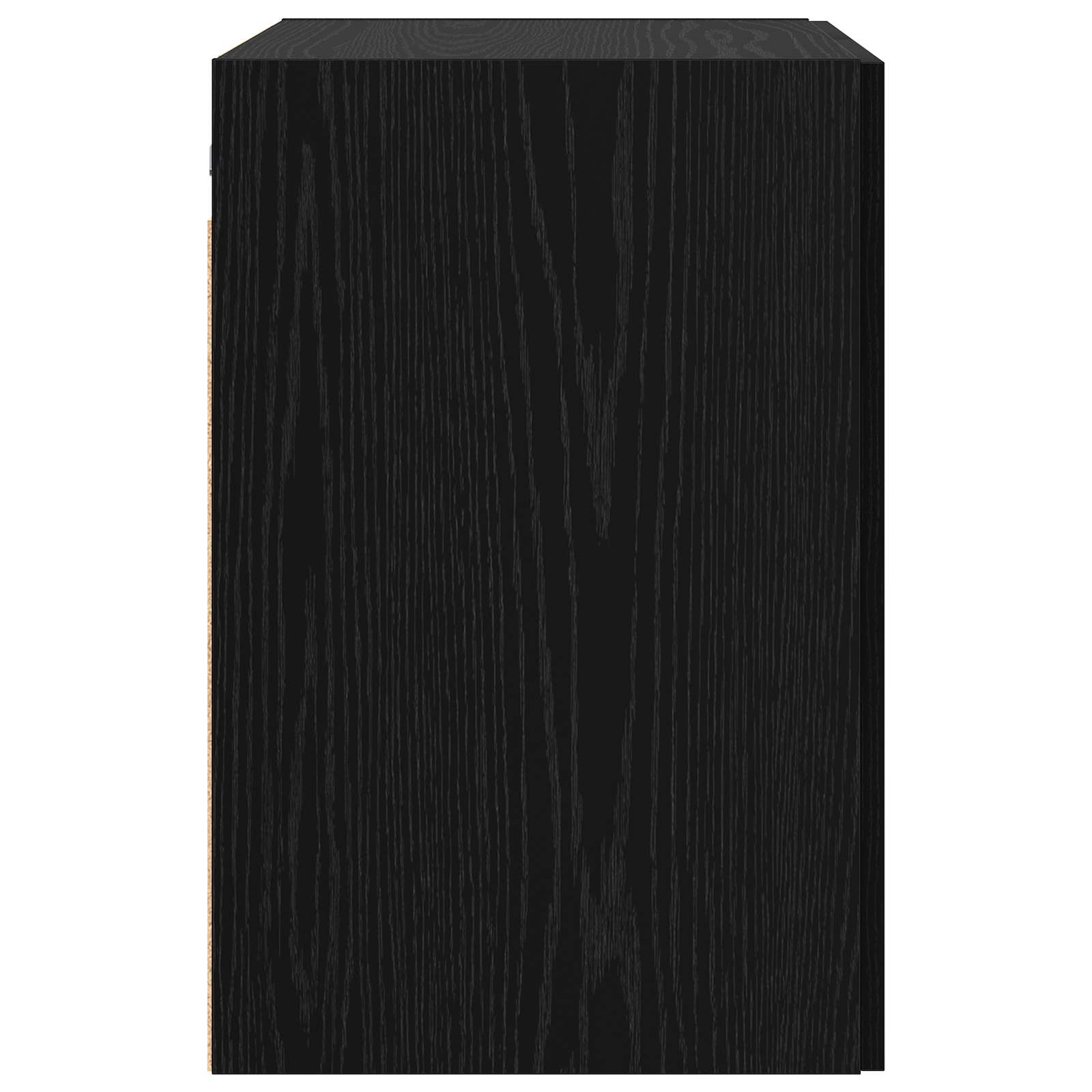vidaXL Szafka ścienna Czarny dąb 80 x 42,5 x 64 cm Drewno inżynieryjne