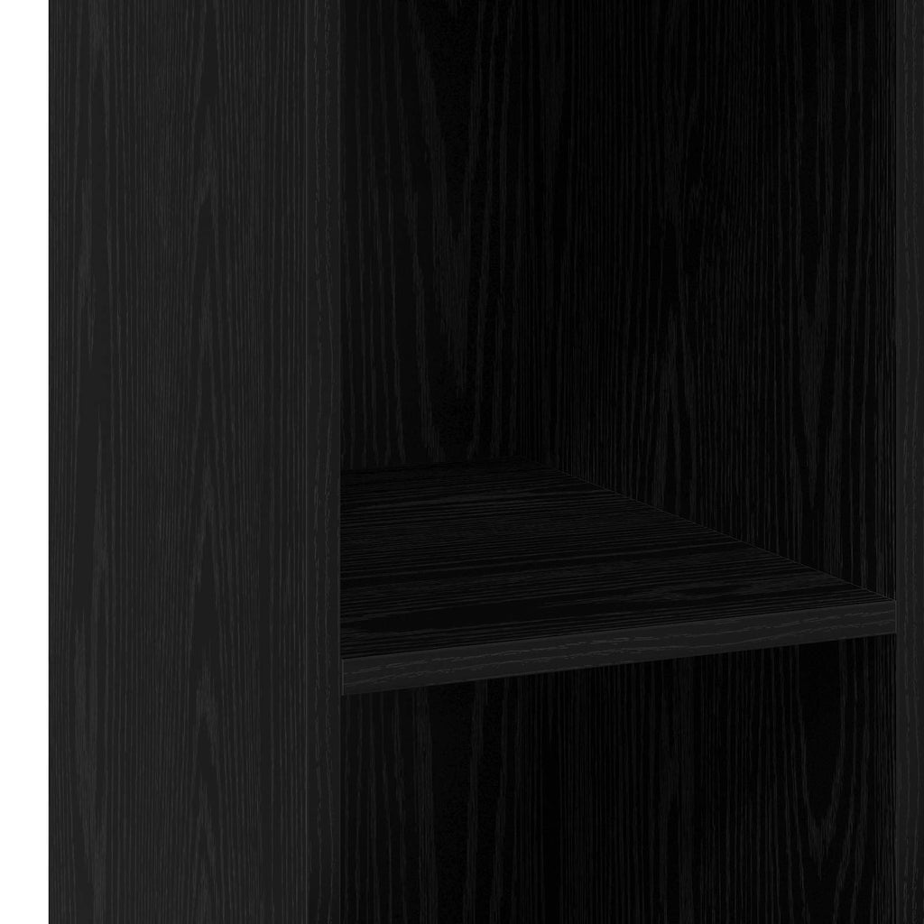 vidaXL Bufet Czarny dąb 30 x 41 x 93 cm Drewno inżynieryjne