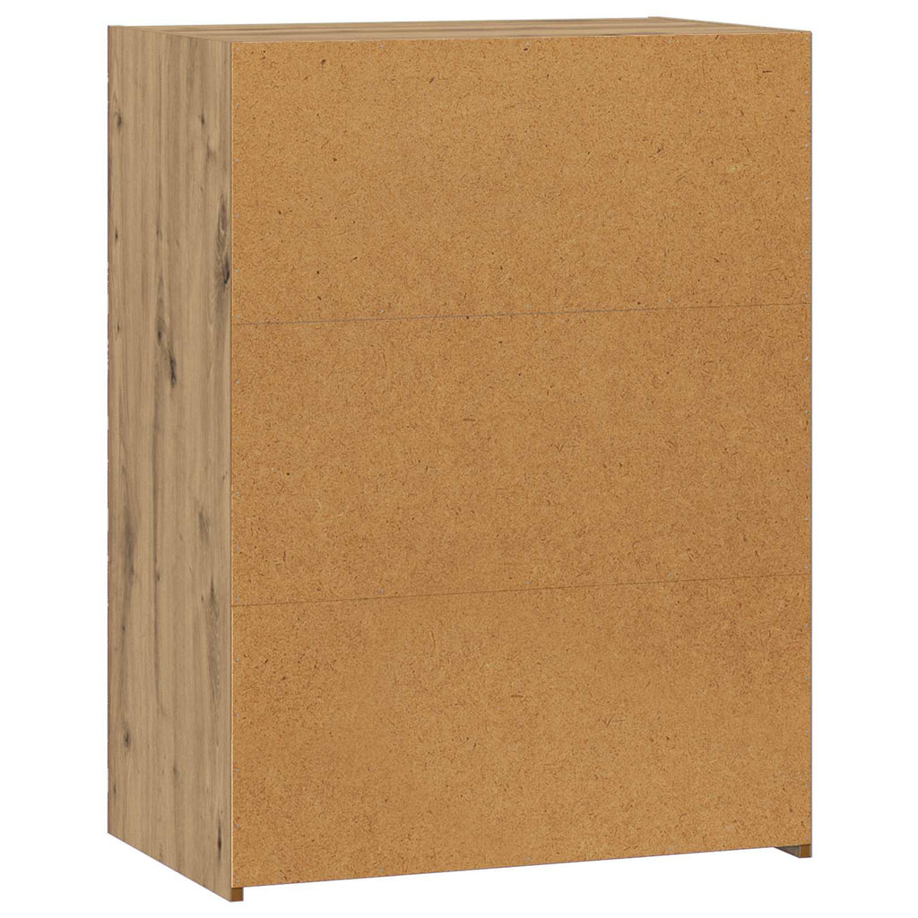vidaXL Bufet Dąb artisan 70 x 41 x 93 cm Drewno inżynieryjne