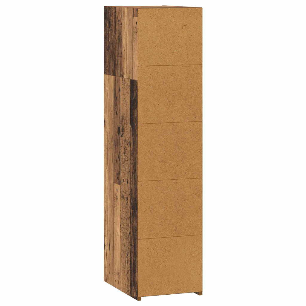 vidaXL Highboard Stare drewno 30 x 41 x 124 cm Drewno inżynieryjne