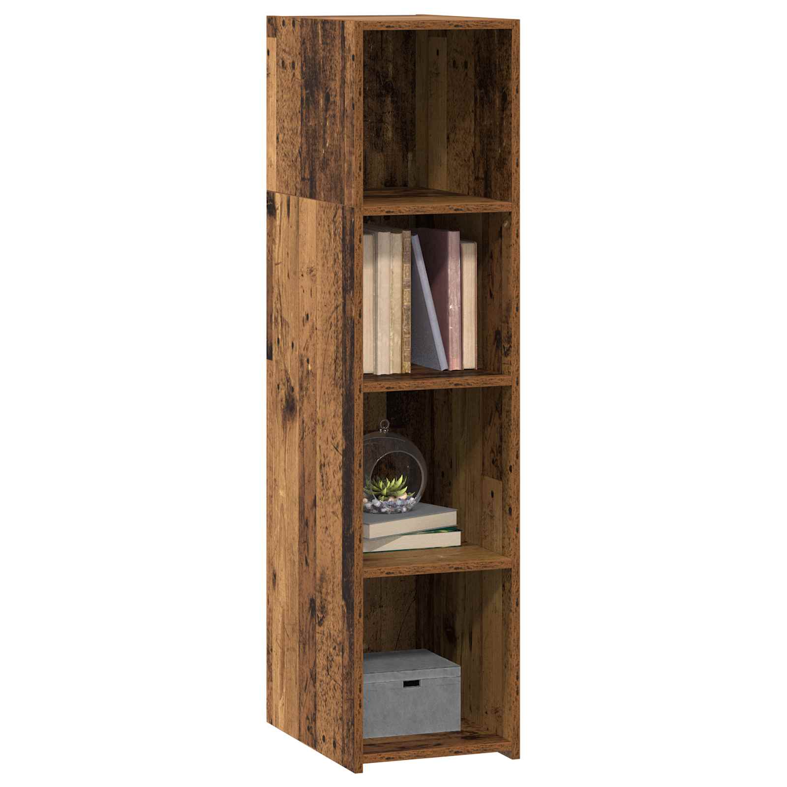 vidaXL Highboard Stare drewno 30 x 41 x 124 cm Drewno inżynieryjne