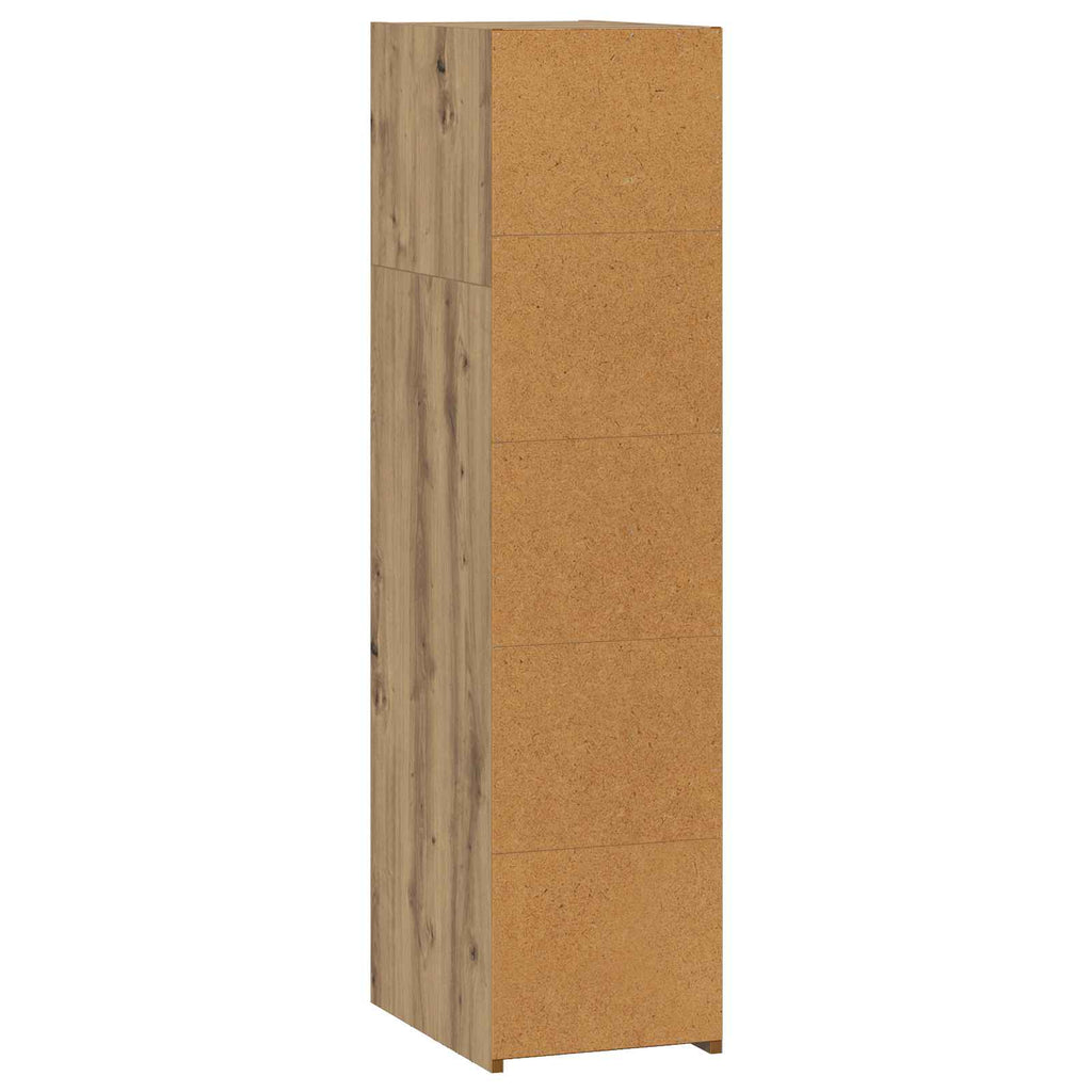 vidaXL Highboard Dąb artisan 30 x 41 x 124 cm Drewno inżynieryjne